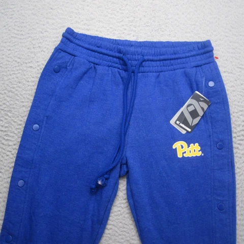 Pitt Panthers Pants Mens Small Blue Yellow Pittsburgh College Football Tearaway Cover