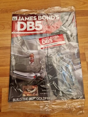 EAGLEMOSS 1/8 BUILD YOUR OWN JAMES BOND 007 ASTON MARTIN DB5 ISSUE 58 INC PARTS - Image 1 of 2