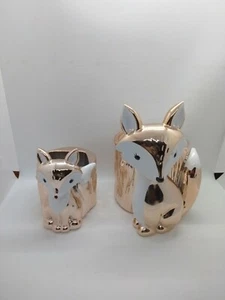 BATH BODY WORKS GOLD FOX 3 WICK CANDLE AND SOAP HOLDER! BRAND NEW! - Picture 1 of 8
