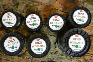 0,06€/m 100m WFT Round DYNAMIX KG grün geflochtene Angelschnur von der Großspule - Bild 1 von 8