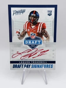 Laquon Treadwell - 2016 Panini Prestige Draft Day Signatures Red Ink Auto RC - Bild 1 von 3
