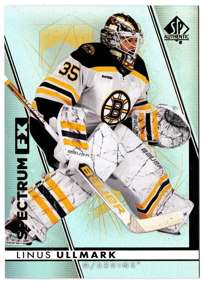 2022-23 UD SP Authentic Spectrum FX LINUS ULLMARK S-32 Boston Bruins UNSCRATCHED - Image 1 of 1