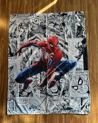 Spider-Man Comic Theme Soft Throw Blanket 40 X 50 inches NEW Unopened Marvel - Image 1 of 2
