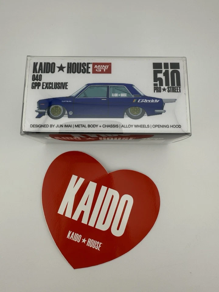 DATSUN 510 PRO STREET Kaido House  KHMG_040 GPP Exclusive Signed By JUN & Kenji - Image 1 of 4