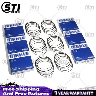 6x Piston Rings Set STD For BMW 335i 535i E60 E71 X6 Z4 E90 N54B30A 3.0 - Image 1 of 4