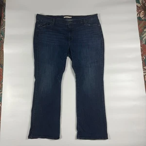 Levi's Classic Bootcut Jeans Womens 24W Blue Denim 5 Pockets Stretch Medium Wash - Picture 1 of 11