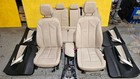 BMW 1 F20 116D 118i PRE LCI 2011-2015 BEIGE HEATED LEATHER SEATS & DOOR CARD SET