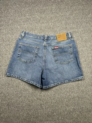 Polo Ralph Lauren Womens Jean Shorts 10 Blue Saturday Polo Jeans Co Flag Vintage - Image 1 of 4