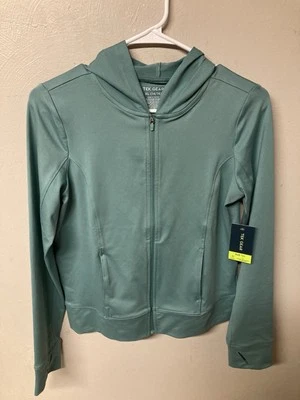 Tek Gear женщин Activewear работает бегун толстовка с капюшоном размер XL 14/16 УФ-защита новый - Изображение 1 из 4