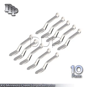 10 MINNESOTA CHEEK RETRACTORS SURGICAL DENTAL INSTRUMENT - Picture 1 of 3