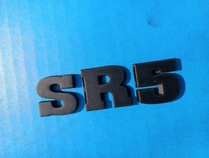 Toyota 4Runner SR5 Lettering Rear Black Emblem 2003-09 Used OEM  - Picture 1 of 5