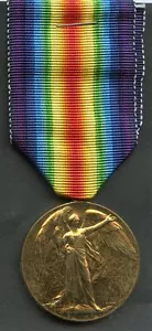 World War One Victory Medal To Pte Charles Collins , Army Service Corps - Foto 1 di 3