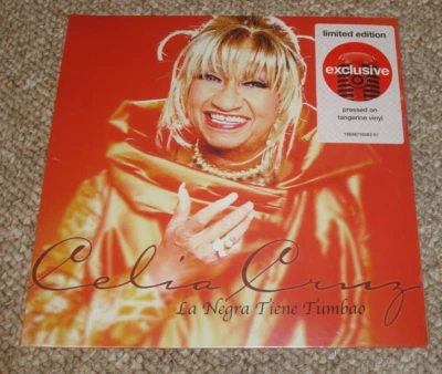 Celia Cruz - La Negra Tiene Tumbao. Tangerine Orange Target Ltd Ed Vinyl LP NEW - Image 1 of 2