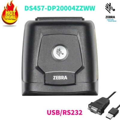 Zebra DS457-DP20004ZZWW 2D Fixed Mount Laser Barcode Scanner w/ USB/RS232 Cable - Image 1 of 4