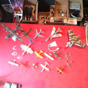 Corgi WW2 fighter aircraft job lot bundle vulcan lightning bi plane EX Condition - Picture 1 of 10