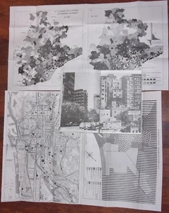 Robert Ferras BARCELONE géographie urbaine urbanisme Espagne Catalogne 1977 - Photo 1/9
