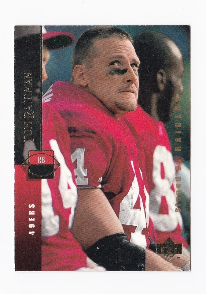 Nebraska Cornhuskers Husker Football Alumni Tom Rathman 1994 Upper Deck #85 - Image 1 of 1