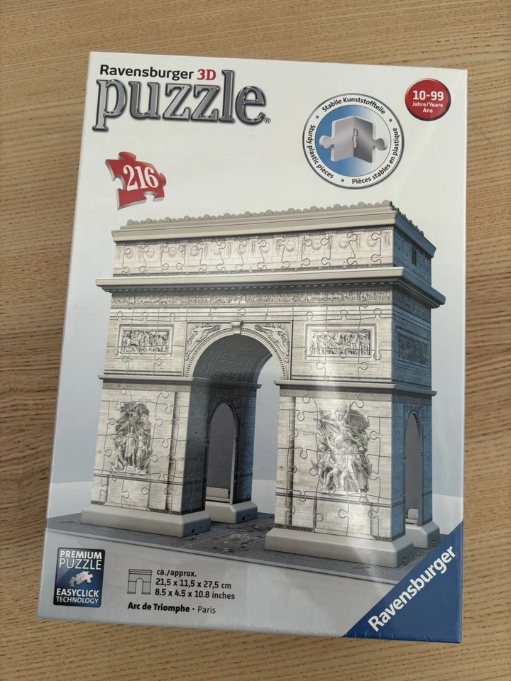 Ravensburger Arc de Triomphe, 216pc 3D Jigsaw Puzzle - image 1 of 4