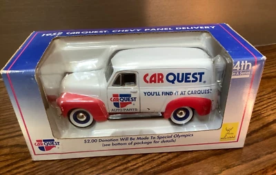 Liberty Classics 1952 Car Quest Chevy Panel Delivery Coin Bank Die Cast 1999 - Image 1 of 4