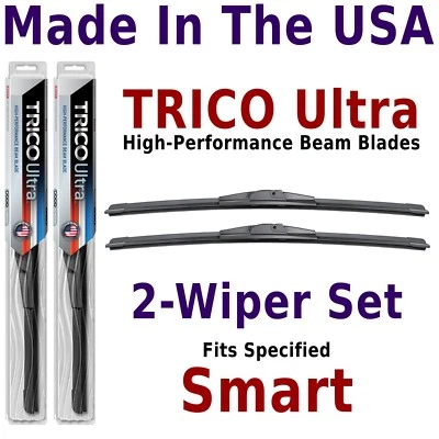 Comprar American: Juego de 2 escobillas limpiaparabrisas TRICO Ultra se adapta a la lista Smart: 13-21-21 Foto 1 de 4