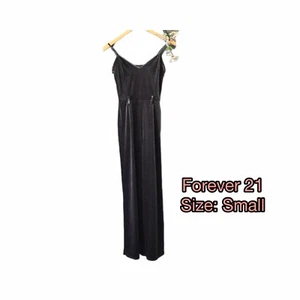 Forever 21 Women’s Gray Jumpsuit Velvet Sleeveless Size Small - Picture 1 of 7