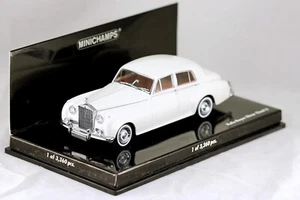 1/43 Minichamps 436134900 Rolls Royce Silver Cloud II saloon white MIB - Picture 1 of 7