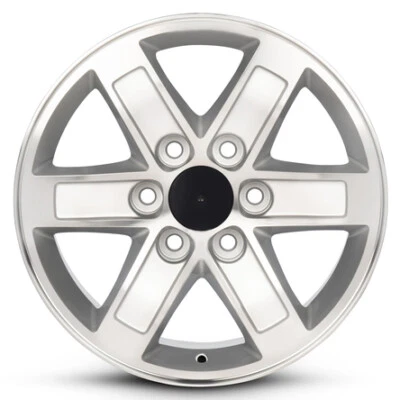 New Wheel For 2007-2013 GMC Sierra 1500 17 Inch 17x7.5” Silver Aluminum Rim - Image 1 of 4