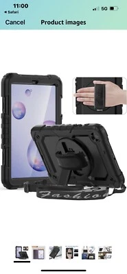 Funda a prueba de golpes con soporte para tablet Samsung Galaxy Tab A 8" SM-T307 Foto 1 de 4