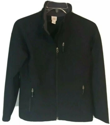 Chaqueta Abrigo Eastern Mountain Sports Mujer Talla Grande Cremallera Completa Elastizada Negro Gris Foto 1 de 4