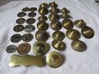 Antique And Vintage Beehive Bridle Rosettes Horse Brasses X 32 + Hame Free P&p
