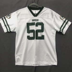 Green Bay Packers Clay Matthews Jersey Youth XL White 18/20 #52 Team Apparel - Picture 1 of 13