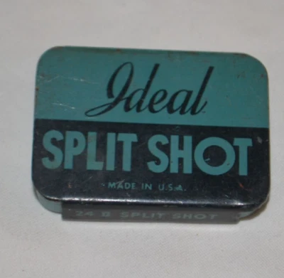 Vintage Ideal 24B Split Shot Tin Fishing Sinker Tackle - Image 1 of 4