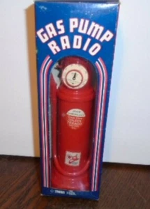VERY RARE NEW 1985 SYNANON TEXACO AM FM GAS PUMP RADIO W/BOX & INSTRUCTIONS - Picture 1 of 12