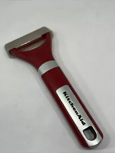 KITCHENAID RED Y PEELER SHREDDER w/Cover COOKING TOOL UTENSIL POTATO VEGETABLES - Picture 1 of 5