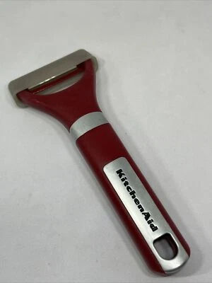 KITCHENAID RED Y PEELER SHREDDER w/Cover COOKING TOOL UTENSIL POTATO VEGETABLES - Image 1 of 4