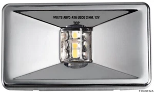 Luz de navegación LED popa - rectangular - ratón barcos de acero inoxidable de hasta 20 m - Imagen 1 de 3
