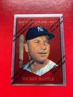 1996 Topps Finest Commemorative Reprint Mickey Mantle #475 (.0450) - Image 1 of 2
