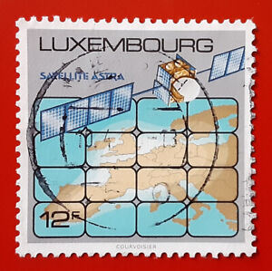 LUXEMBOURG 1989 12F Used Astra Satellite Mi 1218 Scott 802 Yt 1168 XF 4822