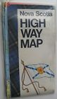 1970S Nova Scotia Highway Map Large Map Tourist Information Ship Connections