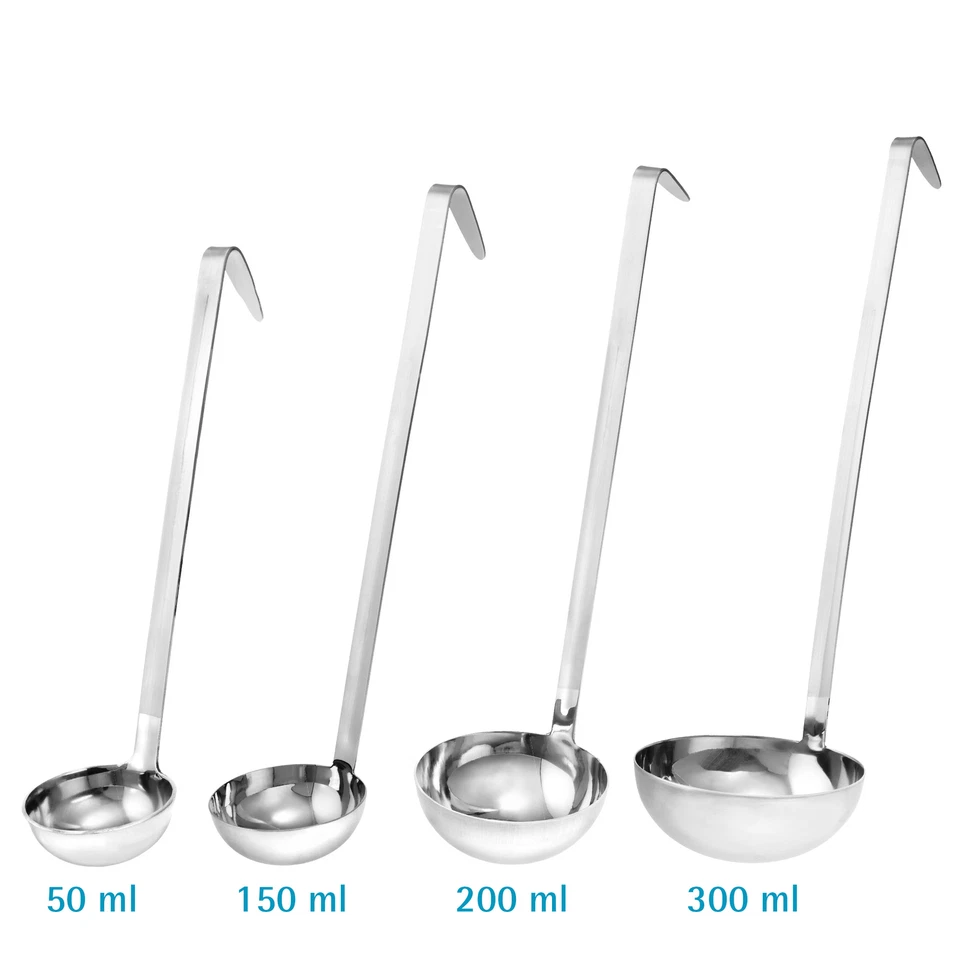 GRÄWE Schöpfkelle Gastro Suppenkelle Schöpflöffel Edelstahl 50 ml - 300 ml - Bild 1 von 1