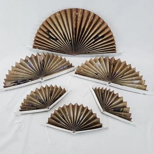 6 Stück Papierfächer Deko Halloween Girlande - Bild 1 von 6