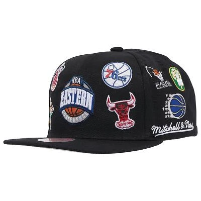 MENS MITCHELL & NESS NBA ALL OVER CONFERENCE DEADSTOCK HWC NBA EAST - BLCK - Image 1 of 4