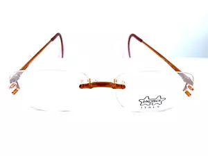Marco de gafas Luxottica LU3550 3552 719 sin montura para hombre y mujer Italia 53-17-170 - Imagen 1 de 5