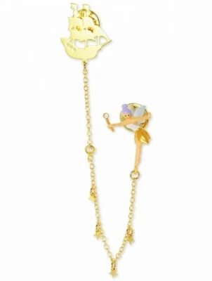 НОВЫЙ N2 от Les Nereides Летающий Питер Пэн Динь-Динь ЛАТУННЫЙ Значок на Булавке из Японии - Изображение 1 из 4