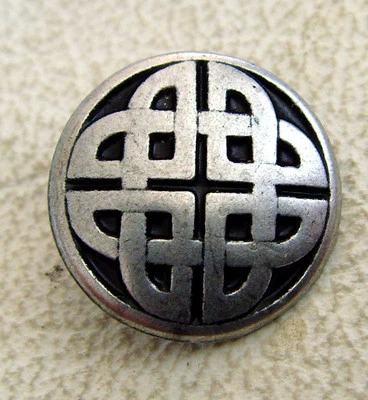 LEDERECKE KONSTANZ Vikin-Niete Ziernieten CelticKnoten Wikinger Germanen Celtic Schild 2,5 cm groß