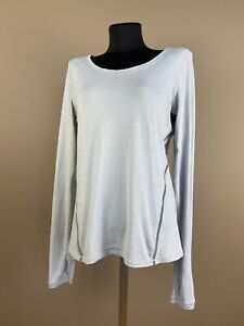 Lululemon Womens Long Sleeve Sweater Pullover Gray Size M