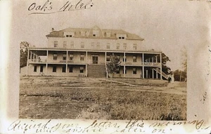 Cartolina Iowa Clear Lake Oak's Hotel RPPC 1906 Cerro Gordo County - Foto 1 di 2