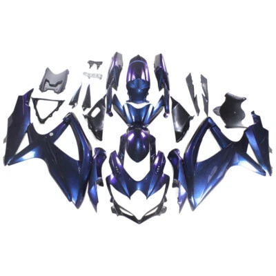 Chameleon Blue Purple Fairing Kit For Suzuki GSXR600 GSXR750 2008-2010 Bodywork - Image 1 of 4