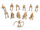 12 Stck. Dinosaurier Spielzeug Fossil Skelett Simulation Modell Actionfigur Spielzeug Geschenk a