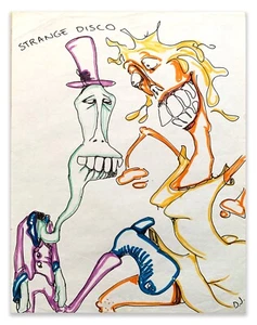 Daniel Johnston "Strange Disco" 1970s early work - Picture 1 of 3